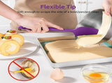 600F Heat Resistant Silicone Spatulas Kitchen Cooking Mixing Utensils and V1258-DP02-C-373