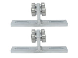 2Pcs Wheel Trolley T Shape Welded Roller Trolley Stable Bearing Track Roller Wheels for Track V1294-YM0703-3114230034811