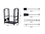 Traderight Firewood Rack 4 Fireplace HW0106