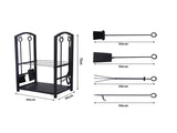 Traderight Firewood Rack 4 Fireplace HW0106_NZ