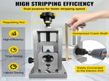 Wire Stripping Machine, 1.5-40 mm Drill Powered, Manual Copper Stripper w Heat Treated Steel Ultra V952-S420W15MM38MM1LM9V0