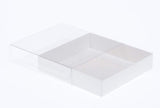 50 Pack of 10cm Square Invitation Coaster Favor Function product Presentation Cookie Biscuit V382-50INVBOXWH10X10X2