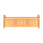 2x Green Fingers Raised Garden Bed 90x30x33cm Wooden Planter Box Raised Container Growing GARDEN-WOOD-BOX-90X2