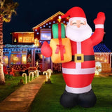 Jingle Jollys Christmas Inflatable Santa 2.4M Illuminated Decorations XMAS-INF-SAN-8FT