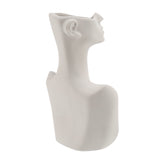 Human Head Face Flower Vases Portrait Vase Decorative Nordic Flower Pot Ornament Ceramics Statue V1192-AZ-W-13788