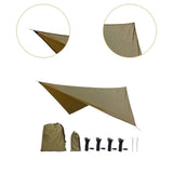 Camping Tarp Tent Tarp Awning Accessories Lightweight Hammock Canopy Rain Awning - Camel V1308-DSZKI-1014-1
