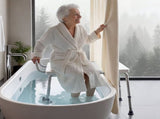 Tub Transfer Bench for Bathtub, 180 kg Capacity Heavy Duty Shower Chair with Arm, Backrest and V952-GDSYGZYTLSLB9D365001V0