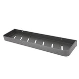 Shower Caddy Space Aluminum Rustproof Smoothing Simple Black Sturdy Bathroom Wall Shelf with 5 Hooks V1294-YM0901-3112230086612