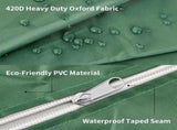 Green Waterproof Anti UV Dustproof Protective Cover for 1000L IBC Tank, 120 x 100 x 116 cm V1188-MS-527-086