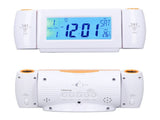 Projection Alarm Clock Glareless LED Night Light Voice Control Induction Temperature Display LED V1294-YM0715-3113210306811