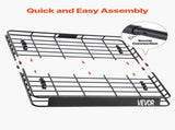 Roof Rack Cargo Carrier, 1095 x 1270 x 105 mm, Universal Rooftop Cargo Basket, Car Top Luggage V952-HKSXLK4350INLIUJFV0