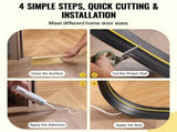 Garage Threshold Seal Strip, 20 FT Universal Garage Floor Seal Strip with Adhesive, Garage V952-MFTDT1J20FT0L3EIMV0