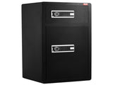 Double Doors 7.2 cu.ft Safe Box with Key Lock & Password, Safe Lock Box with Fireproof Bag, Key V952-LMBXXLS782CUWAFUQV9