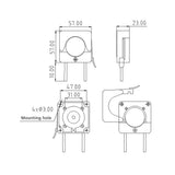 Mini Peristaltic Pump for Head With Tube V1370-AZ4-12524