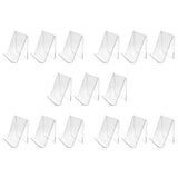 15 Pcs Acrylic Book Stand,Clear Stand, Clear Holder for Displaying Pictures,Watch Display Stand V1369-AZ3-W-12923