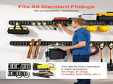 E-Track Tie-Down Rails, 4 Pack, 2.3 m E Track Rails Secures Cargo & Heavy Loads Up to 909 kg, V952-SPEXGD8FT150UEFX4001V0