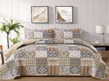Quietude Quilted coverlet and pillowcovers set Perfect for Relaxation - Queen size V745-MAC080767Q13U