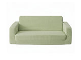 Artiss 2-in-1 Sofa Foam Couch with Side Pocket Light Green SBED-M-FLOOR-KIDS-GN