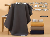 3-Piece Orange 100% Pure Combed Towel & Bath Towel Set - Ultra Soft & Highly Absorbent Air V888-ELOSUNG55377