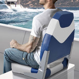 Boat Seats, 555 mm High Back Boat Seat, Folding Boat Chair with Thickened Sponge Padding and Hinge, V952-ZDCZYGKB2J00F5L1EV0