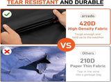 Patio Chaise Lounge Cover Water Resistant, 2 Pack of Pool Lounge Chair Covers for Outside Stackable V1258-DP02-WO-494