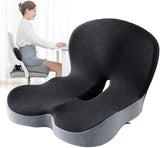 Ergonomic Memory Foam Seat Cushion with Lumbar Support and Tailbone Protection for Office Chairs, V1188-MS-325-0091