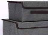 4 Pcs Non Woven Storage Box Case Dustproof Collapsible Two Large and Two Small for Household Home V1294-YM0512-3117220250913