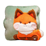 Travel Blanket and Pillow Set Multifunctional Plush Cute Animal Hand Warmer Blanket Pillow for V1294-YM0706-3117230223511