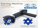 Angle Grinder to Carving Tool Adapter with Wood Carving Disc for Woodworking Grooving Sculpting V1341-ZY-2RJ9EJAG-M14