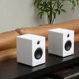 Victrola Automatic Turntable Victrola Tempo Bookshelf Speakers Bundle - White V398-VPT-800-WHT-BUN