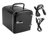 Mini Fridge Quiet 4L Portable Cooler Warmer Small Refrigerator for Home Car Office V1294-YM0901-3113240100211