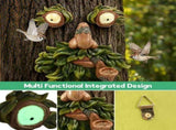Tree Face Decorwith Excellent Quality Resin, waterproof , Resistant to Sun and Fading , and Weather V1369-AZ3-W-12093
