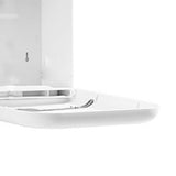 Hand Paper Dispenser Holds 200 Sheets Wall Mounted Paper Towel Dispenser with Lock Key Clear View V1294-YM0901-3112250035311