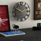 Newgate Time Traveller Wall Clock-Grey V398-NG-TIMET-BGY