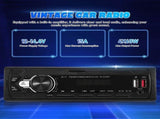 Black Retro Car Radio Receiver with USB for Truck and Auto Audio System V1370-AZ4-14637