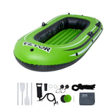 Inflatable Boat, 2-Person Inflatable Fishing Boat, Strong PVC Portable Boat Raft Kayak, Includes V952-YCK2RK0000004FUE8V0