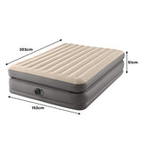 Intex Dura-Beam Plus Queen Prime Comfort Elevated Air Mattress 64164NZ