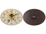 12" Home Decor Clock Colorful Retro Style Silent Non Ticking Quartz Wall Clock V1294-YM0901-JY27459-04