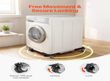Fridge Stand Mobile Base, 1100 lbs Load Capacity, Washing Machine Stand with 8 Locking Twin Wheels V952-JJBYTCSJSLG2YEKPTV0