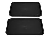 2pcs Food Tray Multifunctional Thickened Slip Resistance Chinese Fast Food Serving Tray for Dining V1294-YM0523-3118220042812