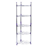5 Tiers Home Kitchen Pans Pots Storage Rack Durable Metal Wire Shelving Organizer V1294-YM0901-JY03917