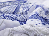 Oceanic Seahorse Haven reversible 3 Piece Bed spread Set V745-AC080346Q13U