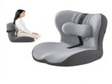 Ergonomic Memory Foam Seat Cushion with two-tone gray Support Integrated One Piece Design Pressure V888-ELOSUNG54398