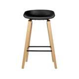 Artiss 2x Bar Stools Wooden BA-TW-8801-BKX2