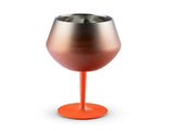 2 Pcs Orange Detachable Stainless Steel Wine Glass - 14oz Portable Stemmed Goblet for V888-ELOSUNG27236