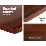 Artiss Standing Desk Motorised Walnut 140CM HASD-114G-BKDF-WADB-140