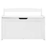Kids Toy Storage Bench Wooden Toy Box Chest 32.68 x 17.91 x 24.02" White V952-XTETCWDYHLBC1UNIRV0