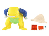 Yellow Dinosaur Inflatable Costume Half Body Model Weird Dinosaur Shape Inflatable Costume Middle V1294-YM0703-3115230046312