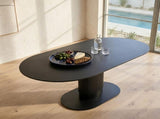 Clara Eclipse Oval Dining Table V264-DNT-415C-BLK-13M