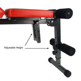 Adjustable Sit Up Weight FID Bench Fitness Flat Incline Decline Press Gym Home V610-SITUP BENCH